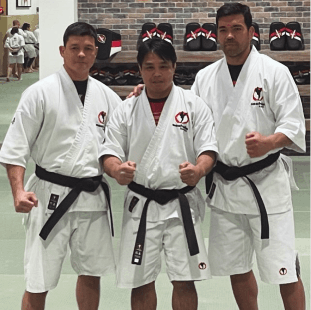 Sensei Chinzo Machida and Sensei Lyoto Machida